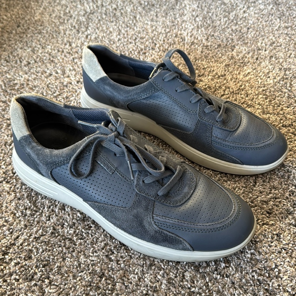 Ecco navy blue shoes size 45